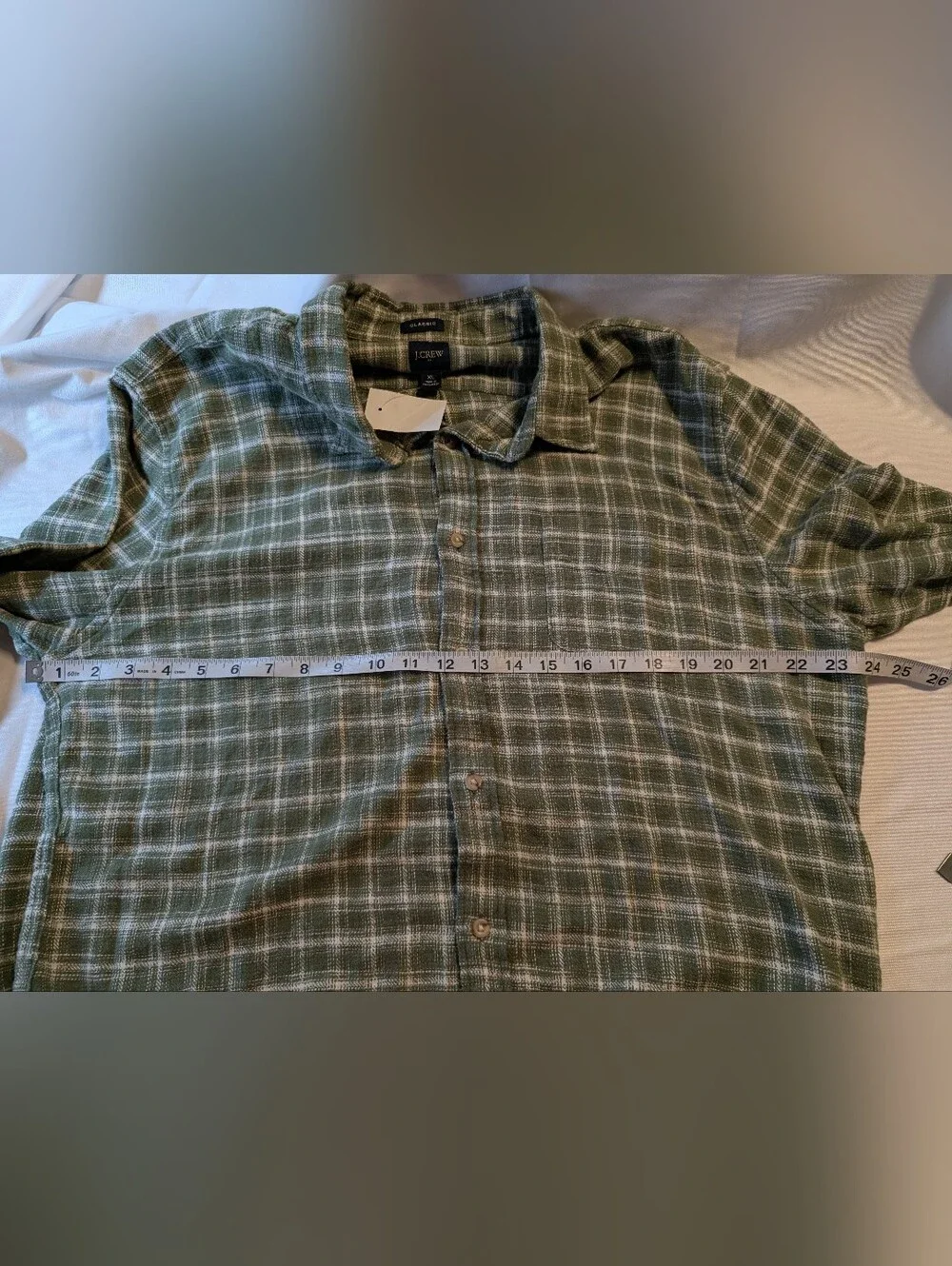 J Crew Classic Long Sleeve Button Up Shirt Size XL BNWT